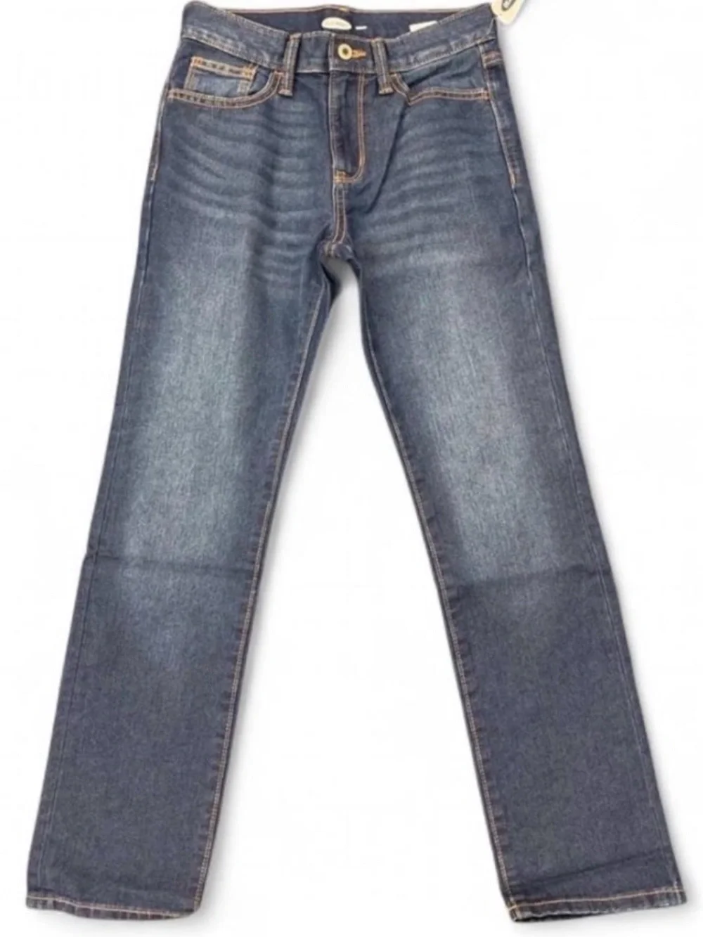 Old Navy Medium Dark Wash Boys Skinny Jeans with Adjustable Waistband NWT